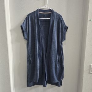 Calvin klein blue oversized cardigan like new size small